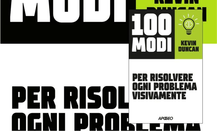 Nello slider la copertina del libro "100 modi per risolvere ogni problema visivamente" di Kevin Duncan - Smart Marketing